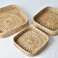 Oh Symmetry Rattan Square Tray